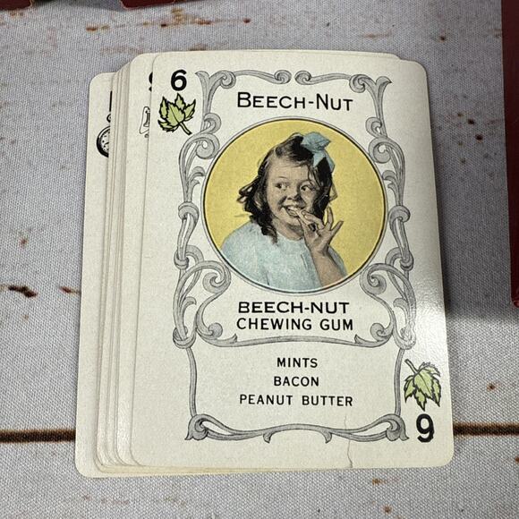 Antique Going To Market Playing Card Game Pat. Sept. 14 1915 Complete Set - Picture 3 of 4